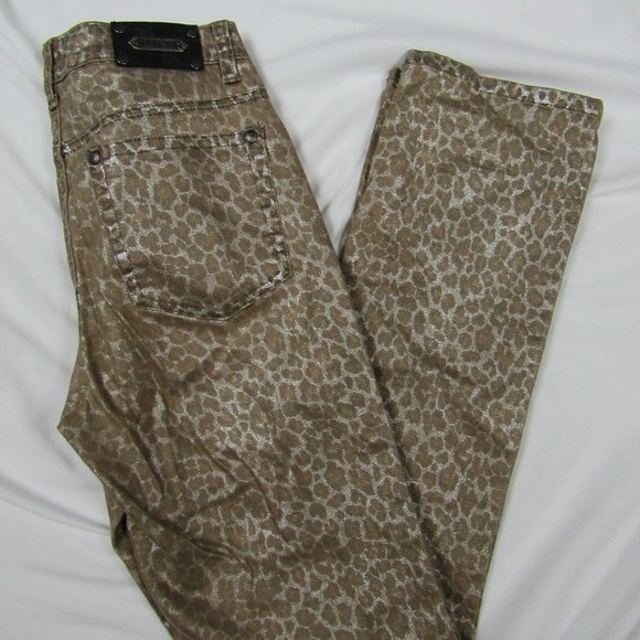 Woman's | Tru Luxe Jeans | Leopard Print | Straight Leg | Size 26 - Picture 5 of 7
